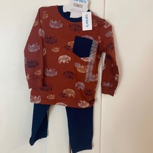 NWT Little boys matching set outfit